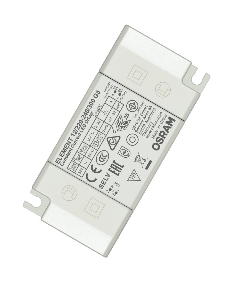 1647271144622f5ce8c110e درایور اسرام 12 وات 300 میلی آمپر سری المنت - تصویر 1