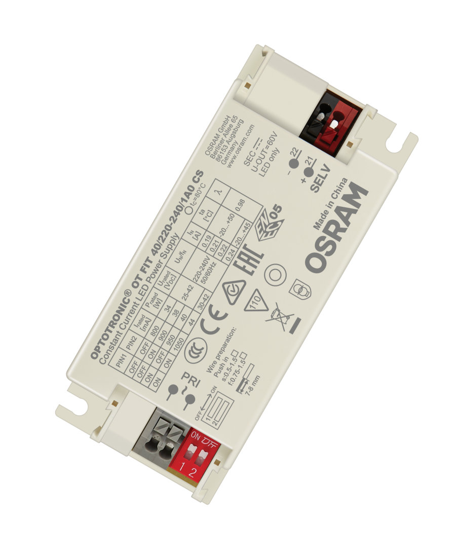 1A0 CS درایور اسرام 40 وات 1000 میلی آمپر قابل تنظیم سری OT FIT - تصویر 1