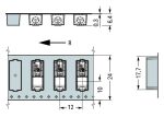 shoplight.ir - ترمینال بلاک واگو SMD تکی با سطح مقطع ورودی 1.5 میلیمتر مربع