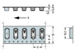 shoplight.ir - ترمینال بلاک واگو SMD تکی با سطح مقطع ورودی 0.5 میلیمتر مربع
