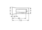 shoplight.ir - ترمینال بلاک واگو فلزی SMD تکی با سطح مقطع ورودی 0.75 میلیمتر مربع