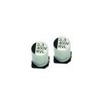 shoplight.ir - خازن الکترولیتی SMD ظرفیت 3.3 میکروفاراد سایز 8X12.5