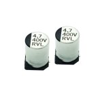 shoplight.ir - خازن الکترولیتی SMD ظرفیت 4.7 میکروفاراد سایز 8X10.5