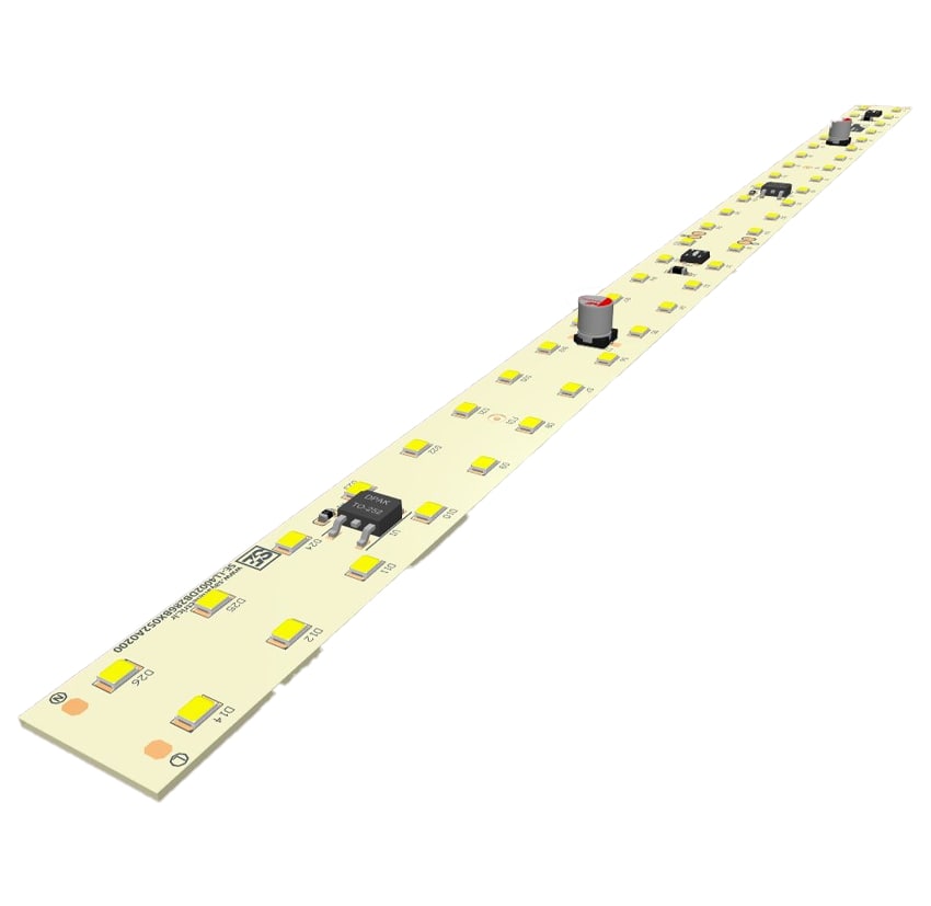 SE-LL4002DB286BX052A0300 ماژول اسرام خطی 30 وات طول 39 سانتیمتر آلومینیوم ضخامت 1.6 میلیمتر DOB تغذیه ولتاژ 220 شهری بدون فلیکر - تصویر 1